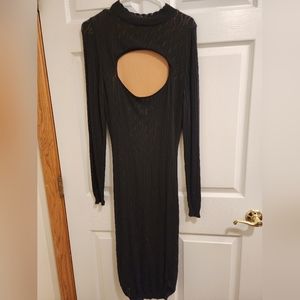 1(X) black and camel knit sweater dress by Fashion 2 Figure NWOT